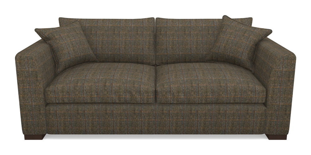 Product photograph of Wadenhoe Bespoke 4 Seater Sofas In Harris Tweed House - Blue from Sofas and Stuff Limited