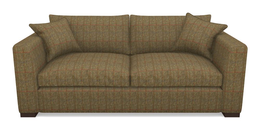 Product photograph of Wadenhoe Bespoke 4 Seater Sofas In Harris Tweed House - Green from Sofas and Stuff Limited