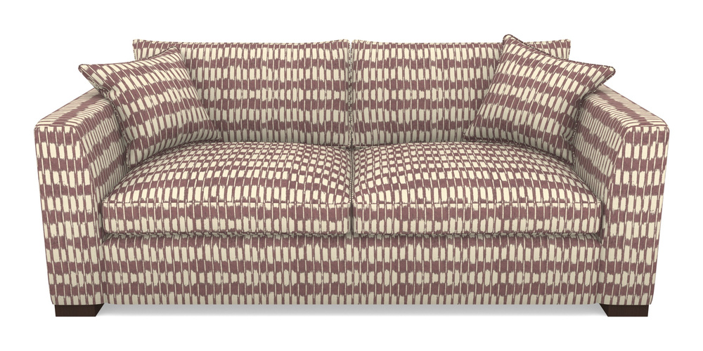 Product photograph of Wadenhoe Bespoke 4 Seater Sofas In V A Brompton Collection - Ikat - Cacao from Sofas and Stuff Limited