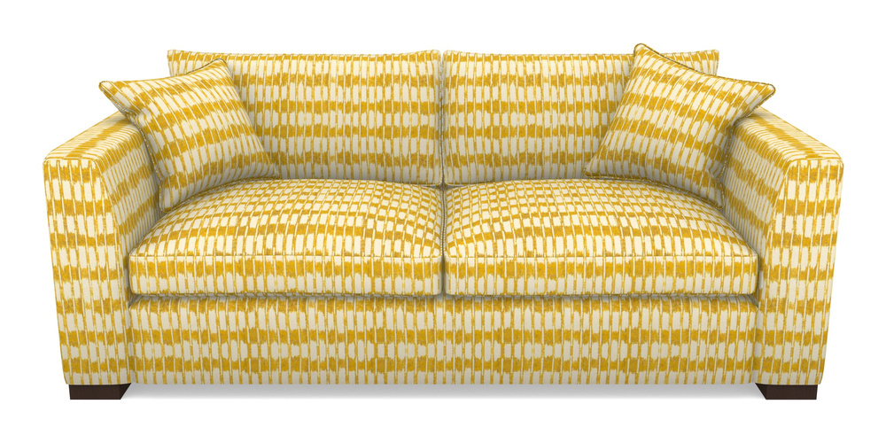 Product photograph of Wadenhoe Bespoke 4 Seater Sofas In V A Brompton Collection - Ikat - Corn from Sofas and Stuff Limited