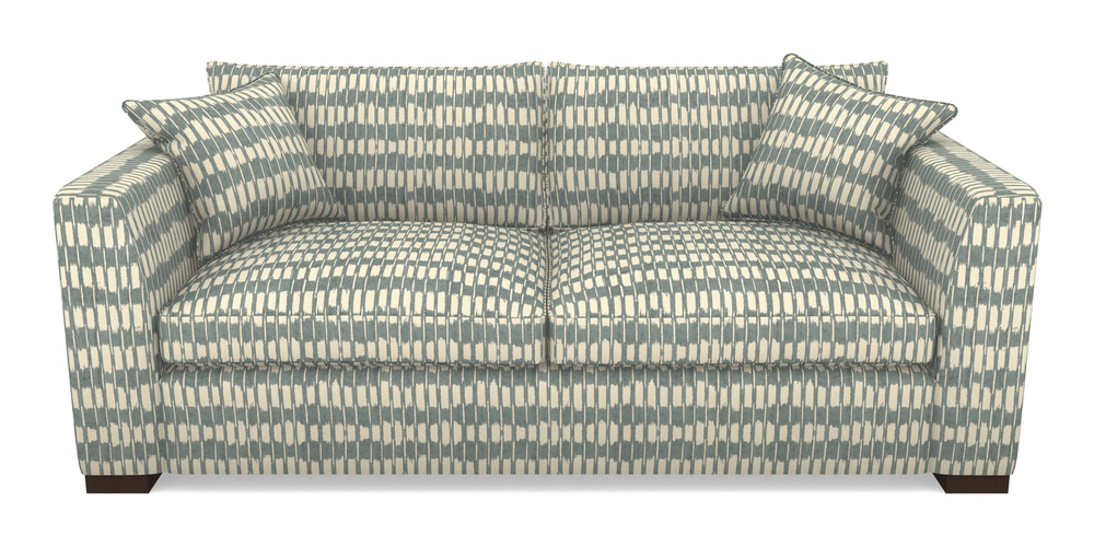 Product photograph of Wadenhoe Bespoke 4 Seater Sofas In V A Brompton Collection - Ikat - Pebble from Sofas and Stuff Limited