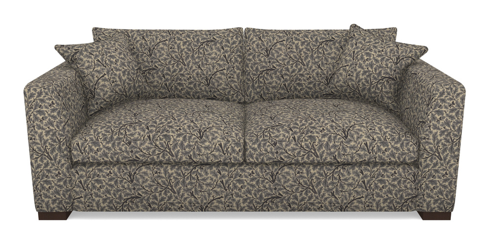 Product photograph of Wadenhoe Bespoke 4 Seater Sofas In V A Drawn From Nature Collection - Oak Tree - Navy from Sofas and Stuff Limited