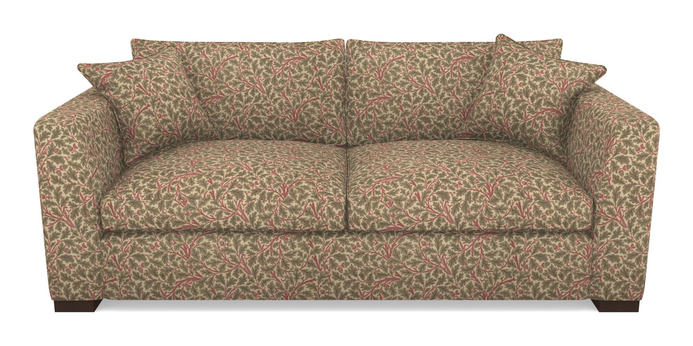 Product photograph of Wadenhoe Bespoke 4 Seater Sofas In V A Drawn From Nature Collection - Oak Tree - Red from Sofas and Stuff Limited