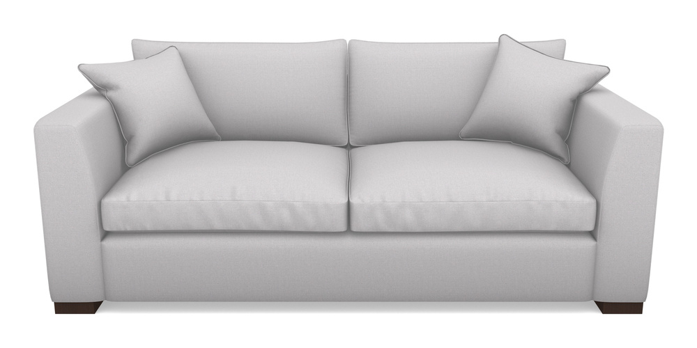 Product photograph of Wadenhoe Bespoke 4 Seater Sofas In Plain Linen Cotton - Seal from Sofas and Stuff Limited