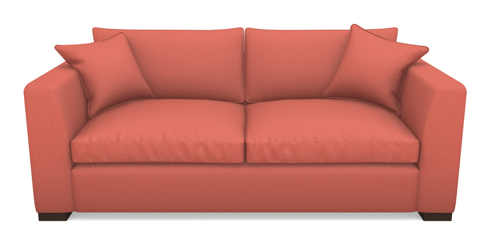 Product photograph of Wadenhoe Bespoke 4 Seater Sofas In Plain Linen Cotton - Tequila Sunset from Sofas and Stuff Limited