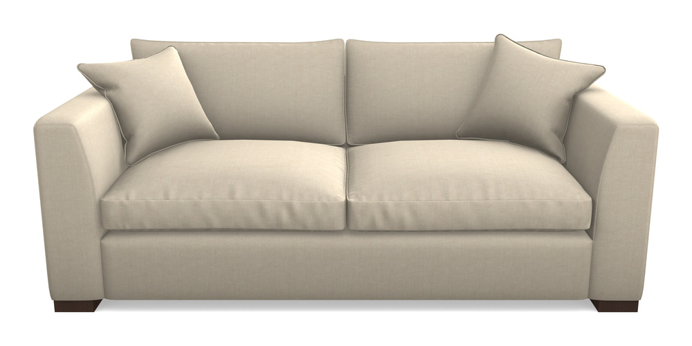 Product photograph of Wadenhoe Bespoke 4 Seater Sofas In Super Soft Velvet - Hessian from Sofas and Stuff Limited