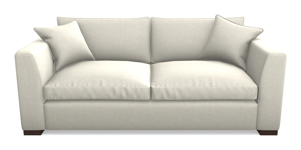 Product photograph of Wadenhoe Bespoke 4 Seater Sofas In Super Soft Velvet - Linen from Sofas and Stuff Limited