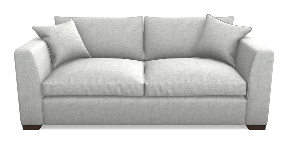 Product photograph of Wadenhoe Bespoke 4 Seater Sofas In Super Soft Velvet - Silver from Sofas and Stuff Limited