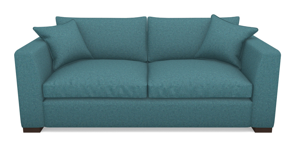 Product photograph of Wadenhoe Bespoke 4 Seater Sofas In Soft Wool - Cerulean from Sofas and Stuff Limited