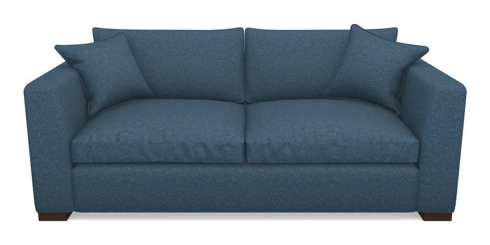 Product photograph of Wadenhoe Bespoke 4 Seater Sofas In Soft Wool - Denim from Sofas and Stuff Limited