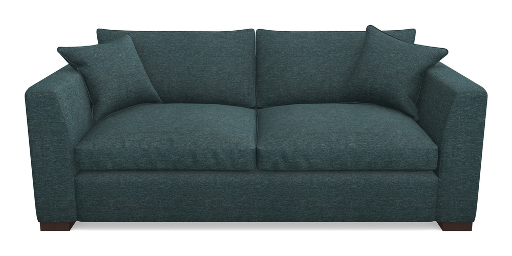 Product photograph of Wadenhoe Bespoke 4 Seater Sofas In Textured Velvet - Atlantic from Sofas and Stuff Limited