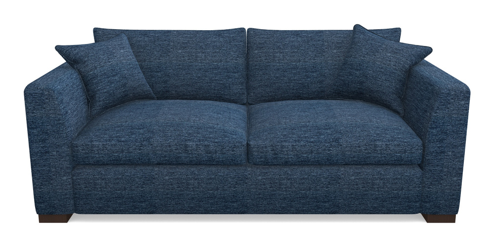 Product photograph of Wadenhoe Bespoke 4 Seater Sofas In Textured Velvet - Denim from Sofas and Stuff Limited