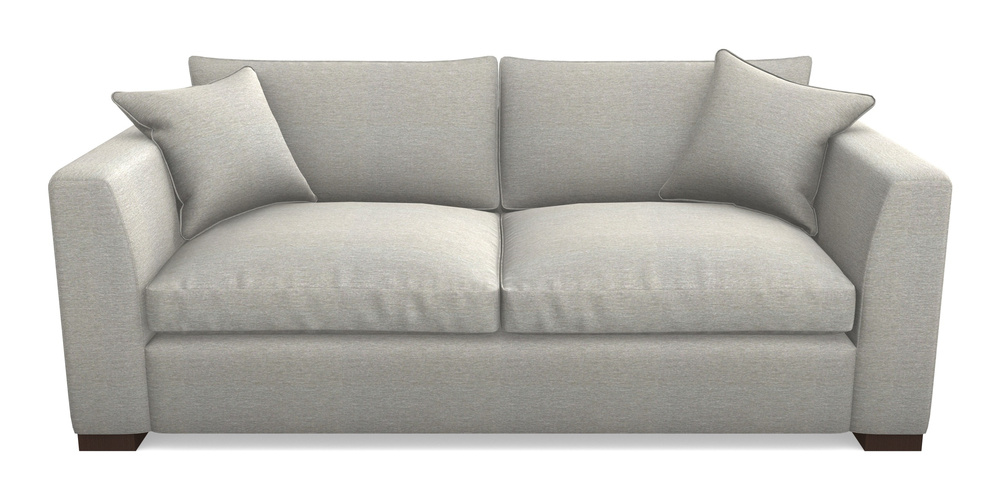 Product photograph of Wadenhoe Bespoke 4 Seater Sofas In Textured Velvet - Silver from Sofas and Stuff Limited