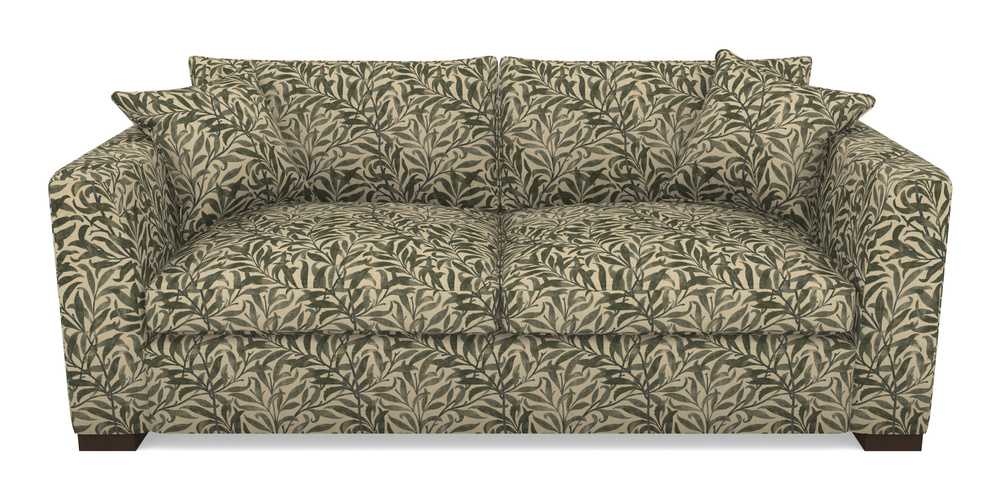 Product photograph of Wadenhoe Bespoke 4 Seater Sofas In V A Drawn From Nature Collection - Willow Bough Large - Dark Green from Sofas and Stuff Limited