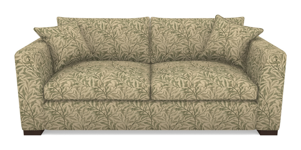 Product photograph of Wadenhoe Bespoke 4 Seater Sofas In V A Drawn From Nature Collection - Willow Bough Large - Light Green from Sofas and Stuff Limited