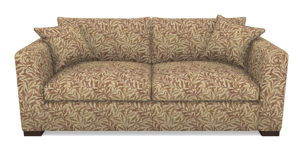 Product photograph of Wadenhoe Bespoke 4 Seater Sofas In V A Drawn From Nature Collection - Willow Bough Large - Terracotta from Sofas and Stuff Limited