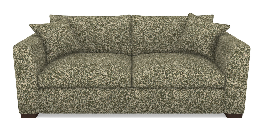 Product photograph of Wadenhoe Bespoke 4 Seater Sofas In V A Drawn From Nature Collection - Willow - Dark Green from Sofas and Stuff Limited