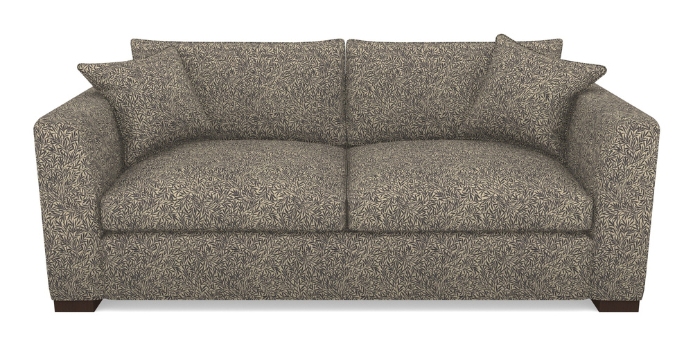 Product photograph of Wadenhoe Bespoke 4 Seater Sofas In V A Drawn From Nature Collection - Willow - Navy from Sofas and Stuff Limited