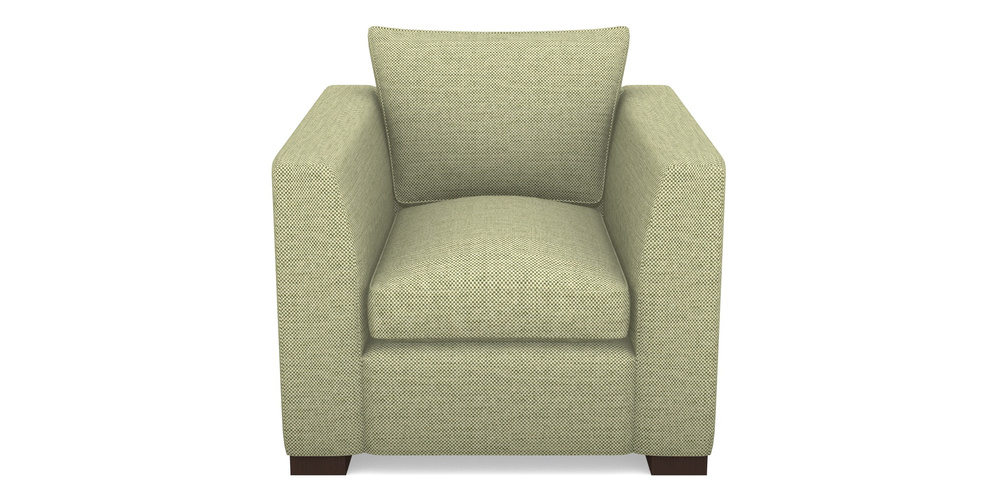 Product photograph of Wadenhoe Bespoke Chairs In Basket Weave - Sage from Sofas and Stuff Limited