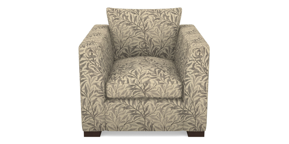 Product photograph of Wadenhoe Bespoke Chairs In V A Drawn From Nature Collection - Willow Bough Large - Grey from Sofas and Stuff Limited