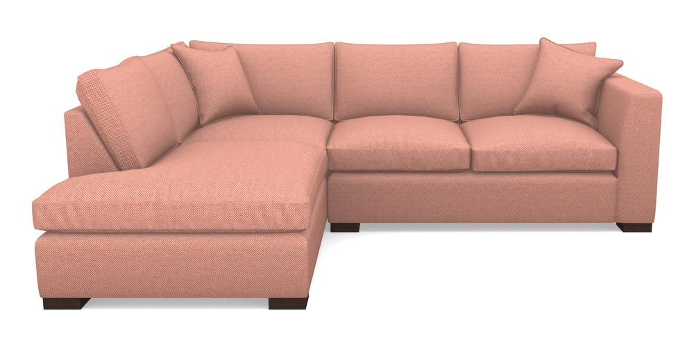 Product photograph of Wadenhoe Corner Unit Rhf In Basket Weave - Peony from Sofas and Stuff Limited