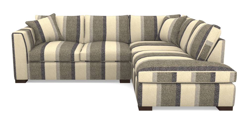 Product photograph of Wadenhoe Corner Unit Lhf In Cloth 22 Weaves - Cedar Breaks - Chalk from Sofas and Stuff Limited