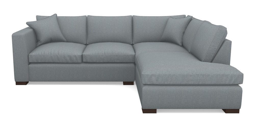 Product photograph of Wadenhoe Corner Unit Lhf In Eco Washable Cotton - Pebble from Sofas and Stuff Limited