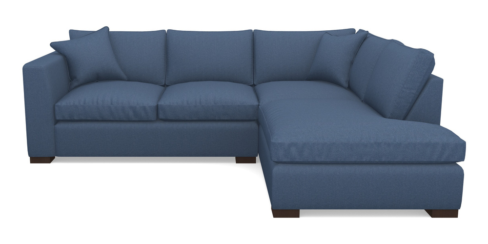 Product photograph of Wadenhoe Corner Unit Lhf In Eco Washable Cotton - Twilight from Sofas and Stuff Limited