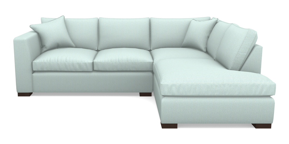 Product photograph of Wadenhoe Corner Unit Lhf In Eco Washable Cotton - Water from Sofas and Stuff Limited