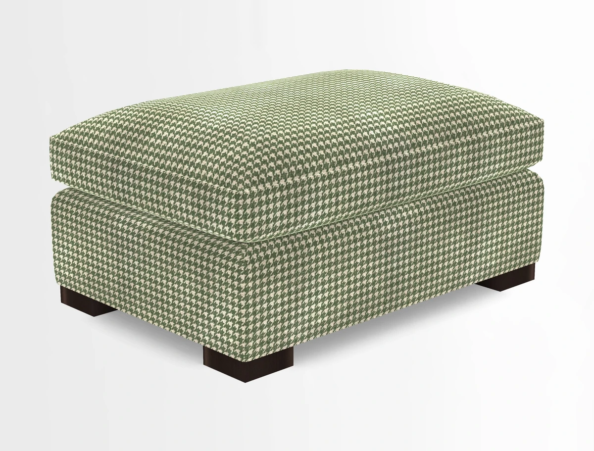 Wadenhoe Storage Footstool in Two Tone Plain Biscuit