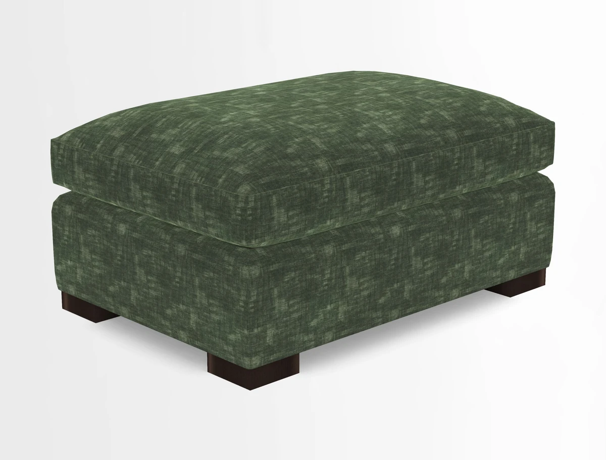 Wadenhoe Storage Footstool in Two Tone Plain Biscuit