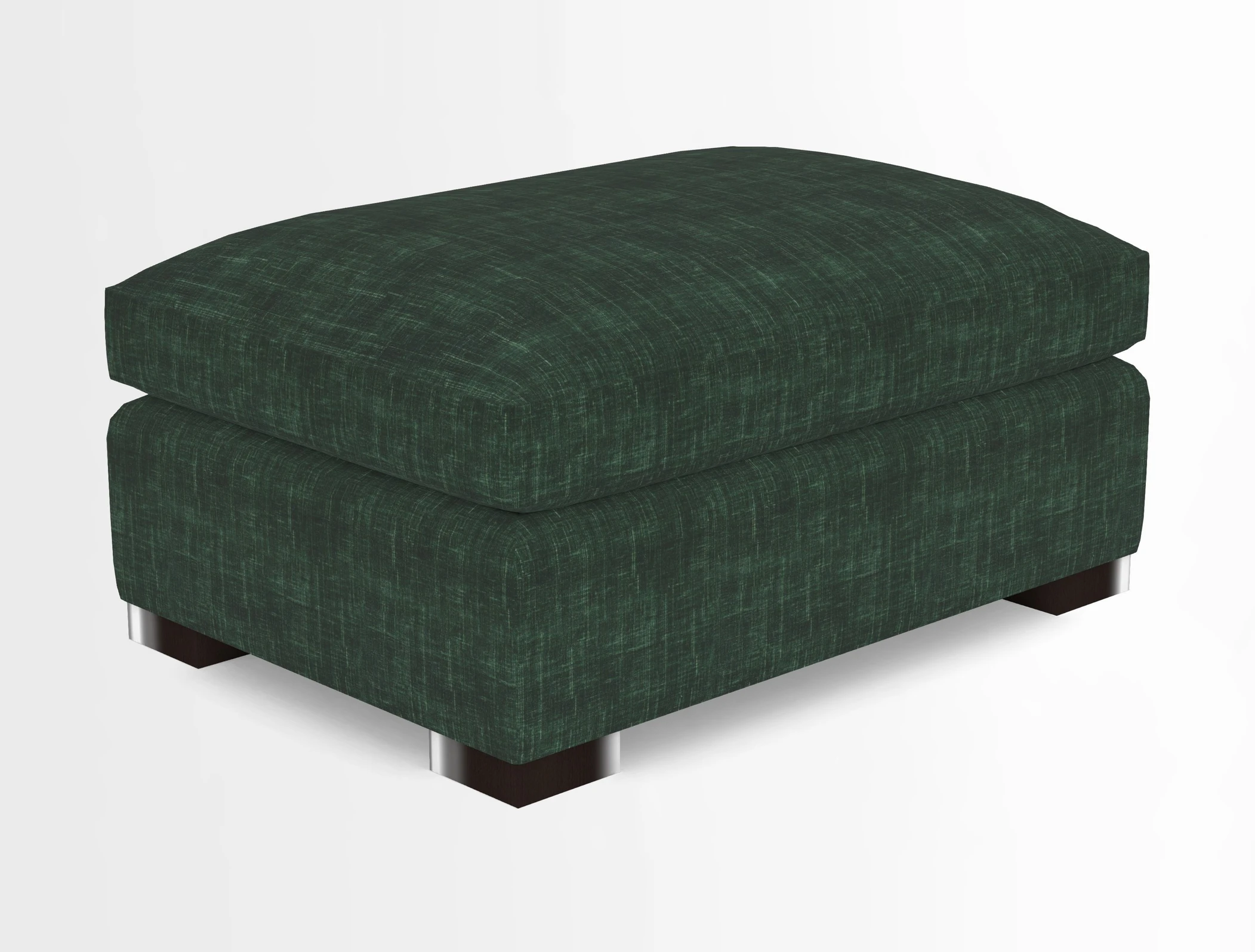 Wadenhoe Storage Footstool in Two Tone Plain Biscuit