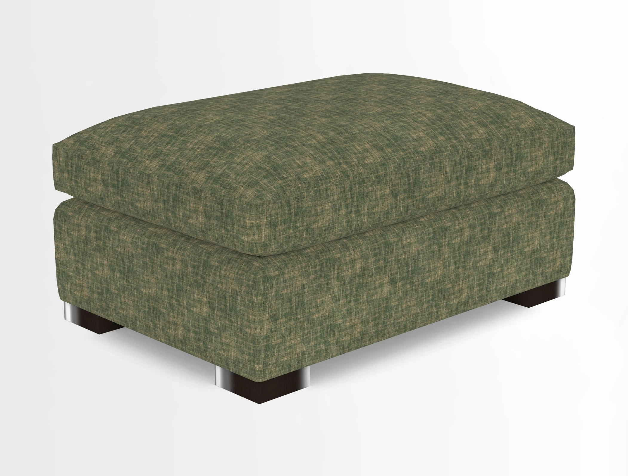 Wadenhoe Storage Footstool in Two Tone Plain Biscuit