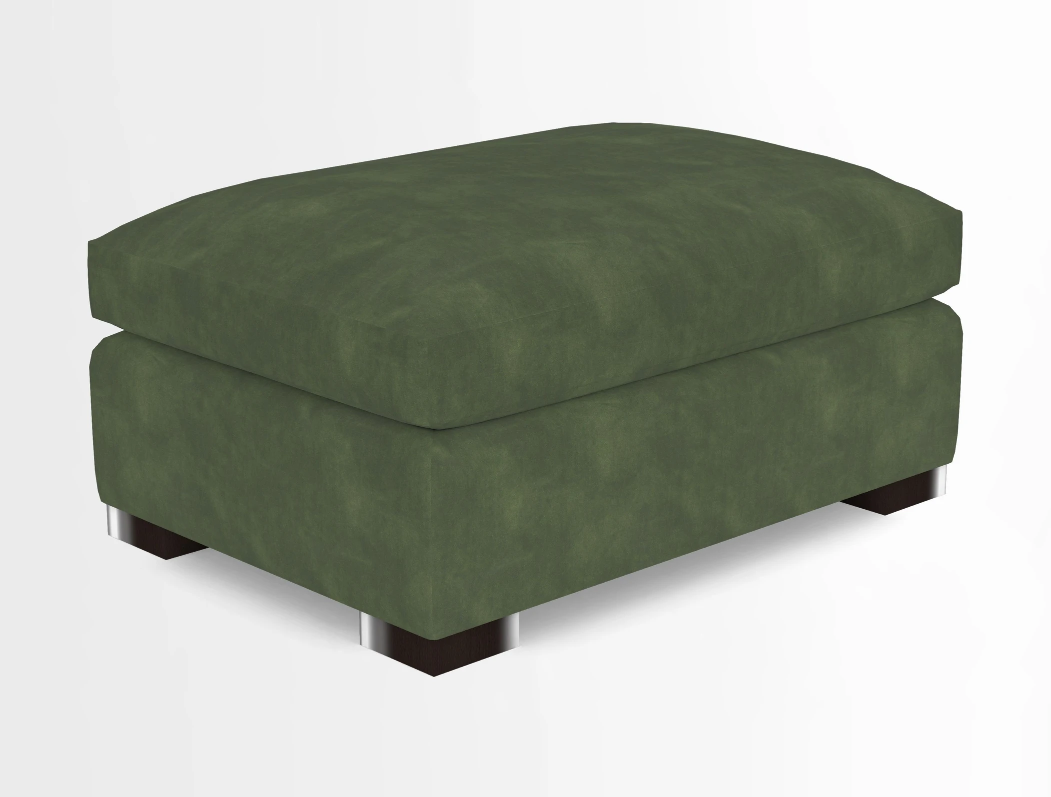 Wadenhoe Storage Footstool in Two Tone Plain Biscuit