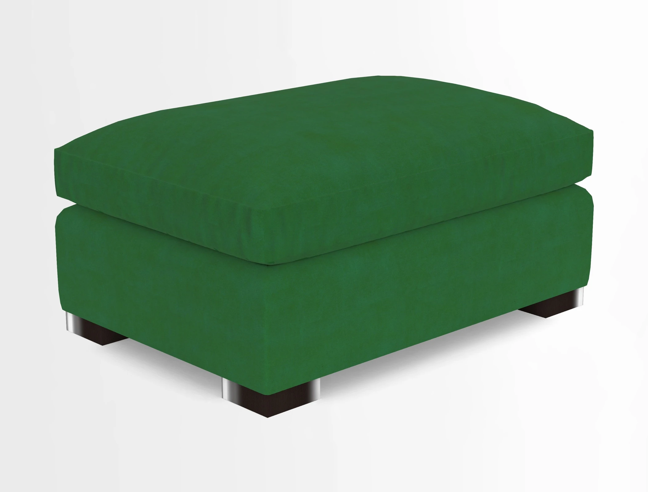 Wadenhoe Storage Footstool in Two Tone Plain Biscuit