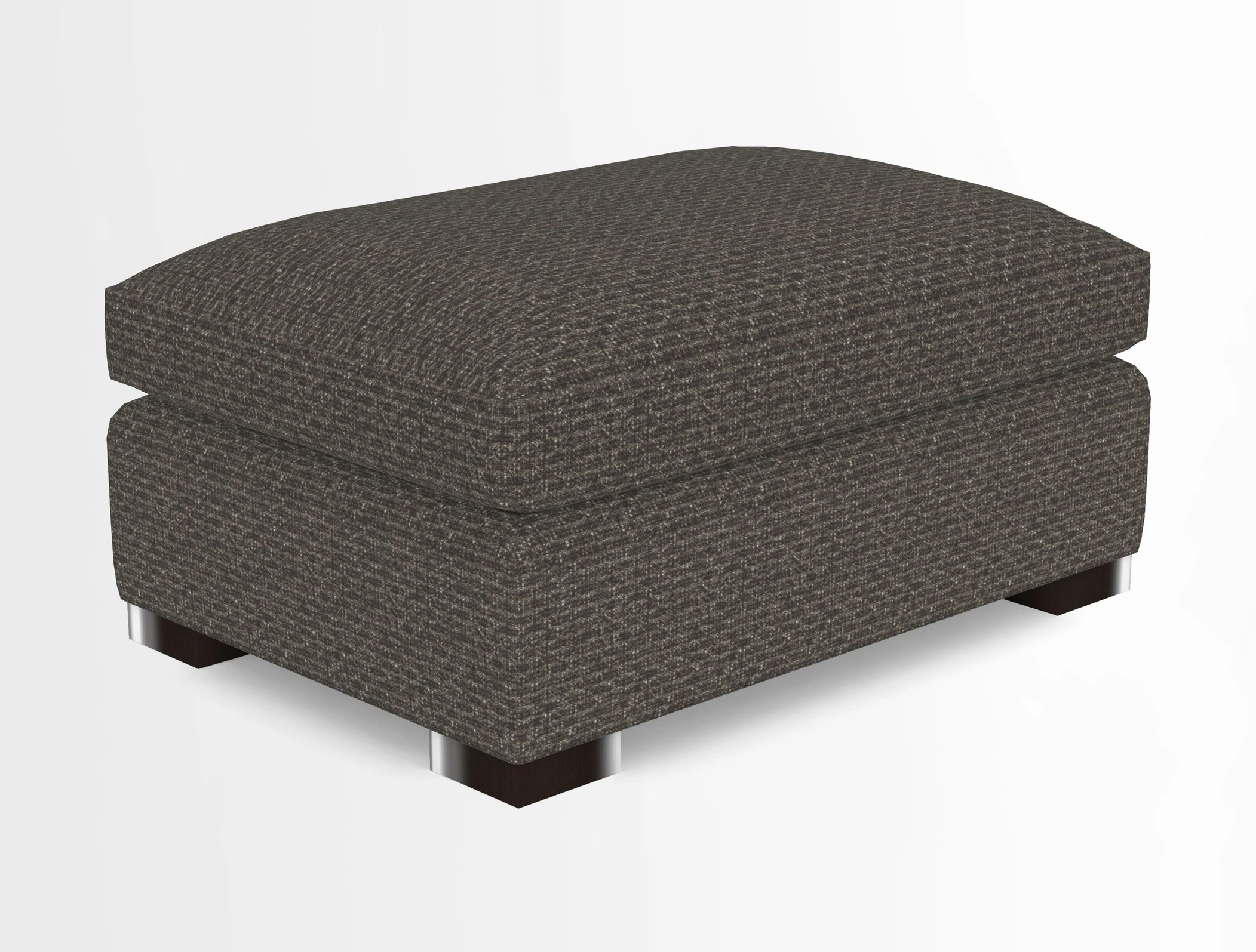 Wadenhoe Storage Footstool in Two Tone Plain Biscuit