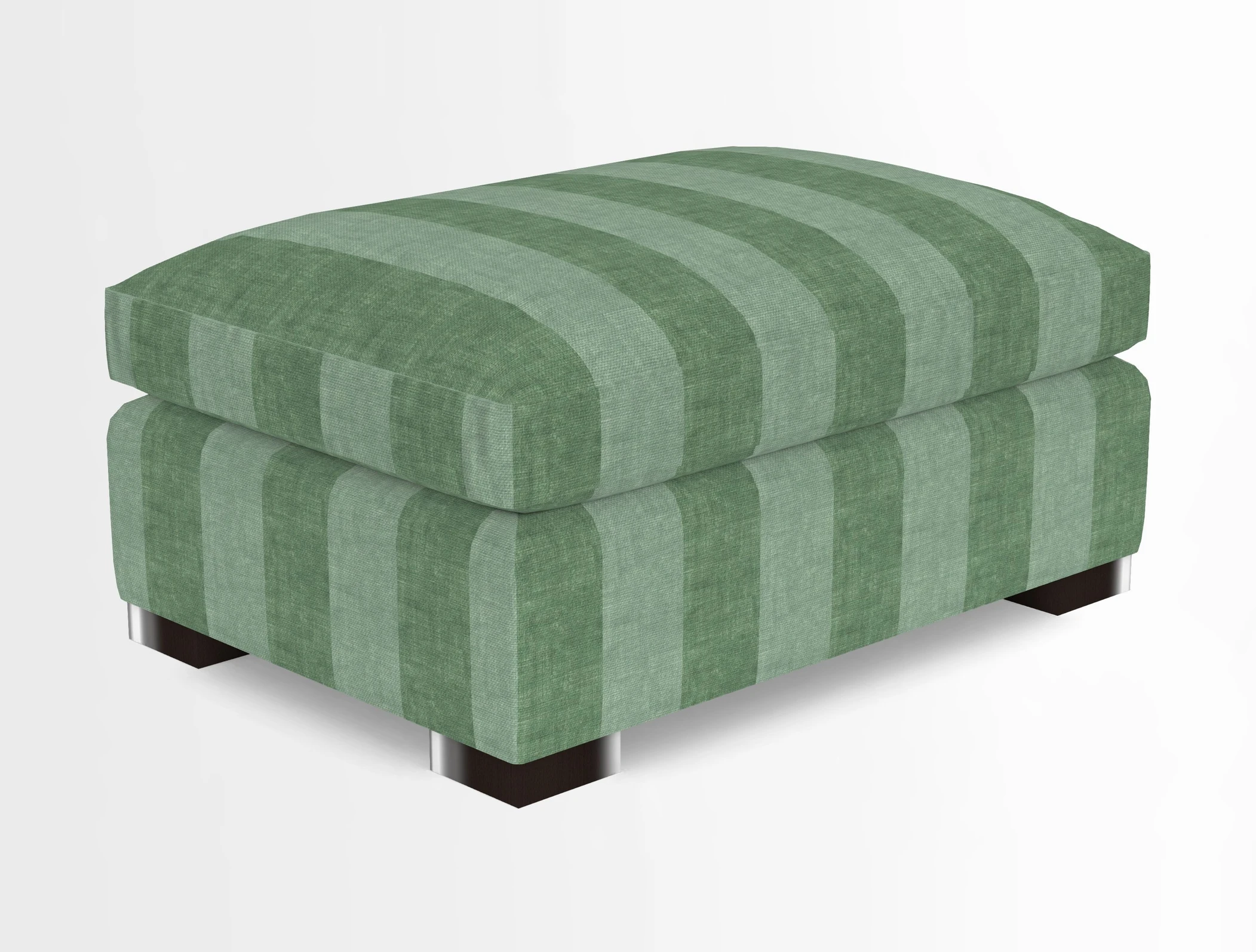 Wadenhoe Storage Footstool in Two Tone Plain Biscuit