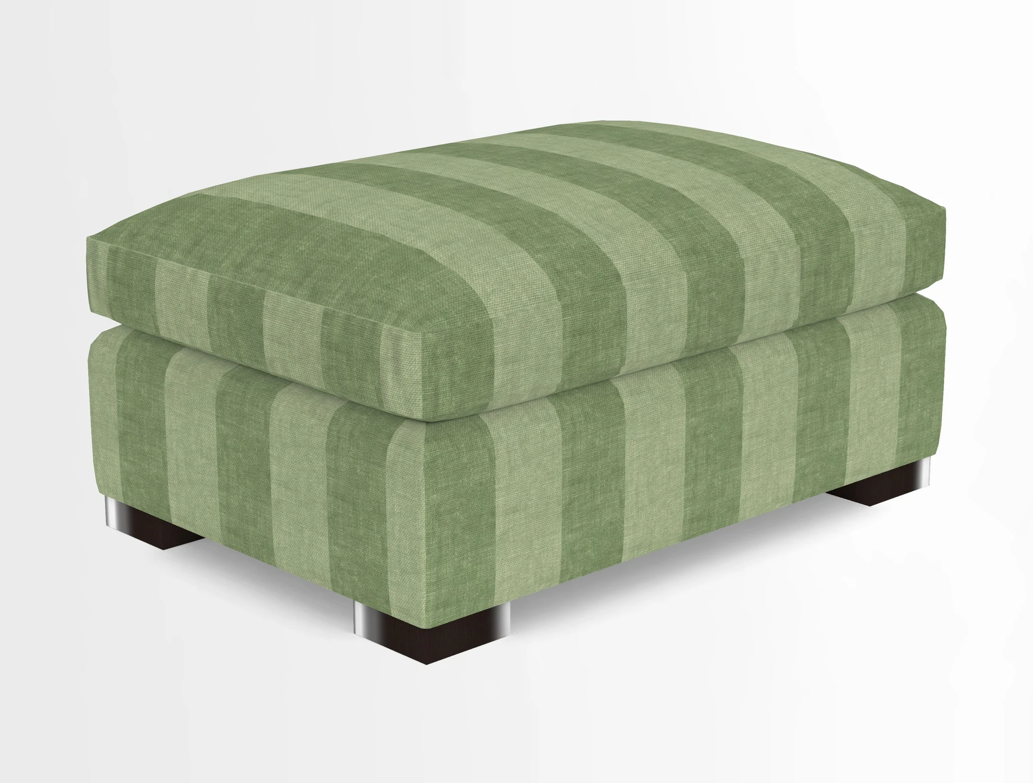 Wadenhoe Storage Footstool in Two Tone Plain Biscuit