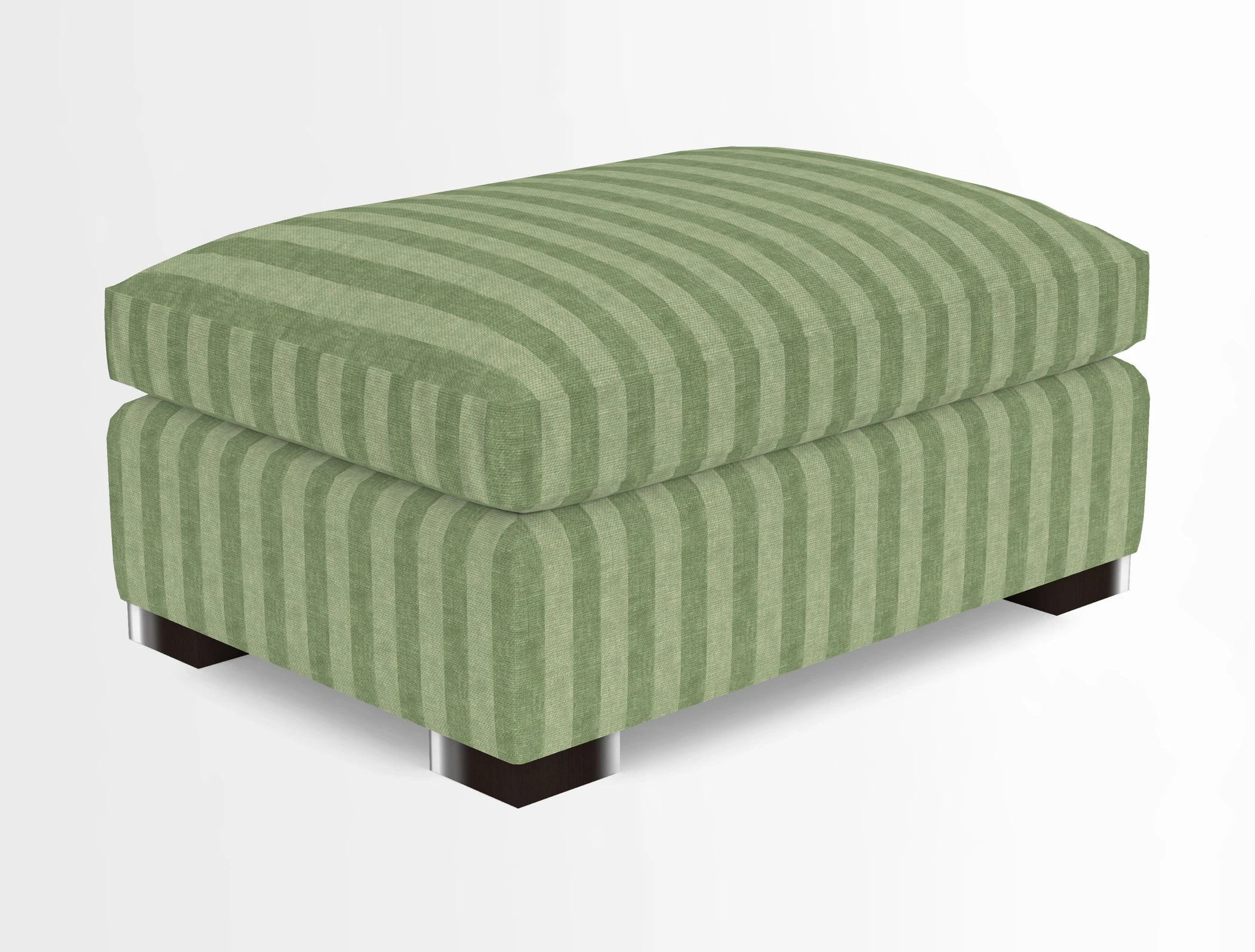 Wadenhoe Storage Footstool in Two Tone Plain Biscuit