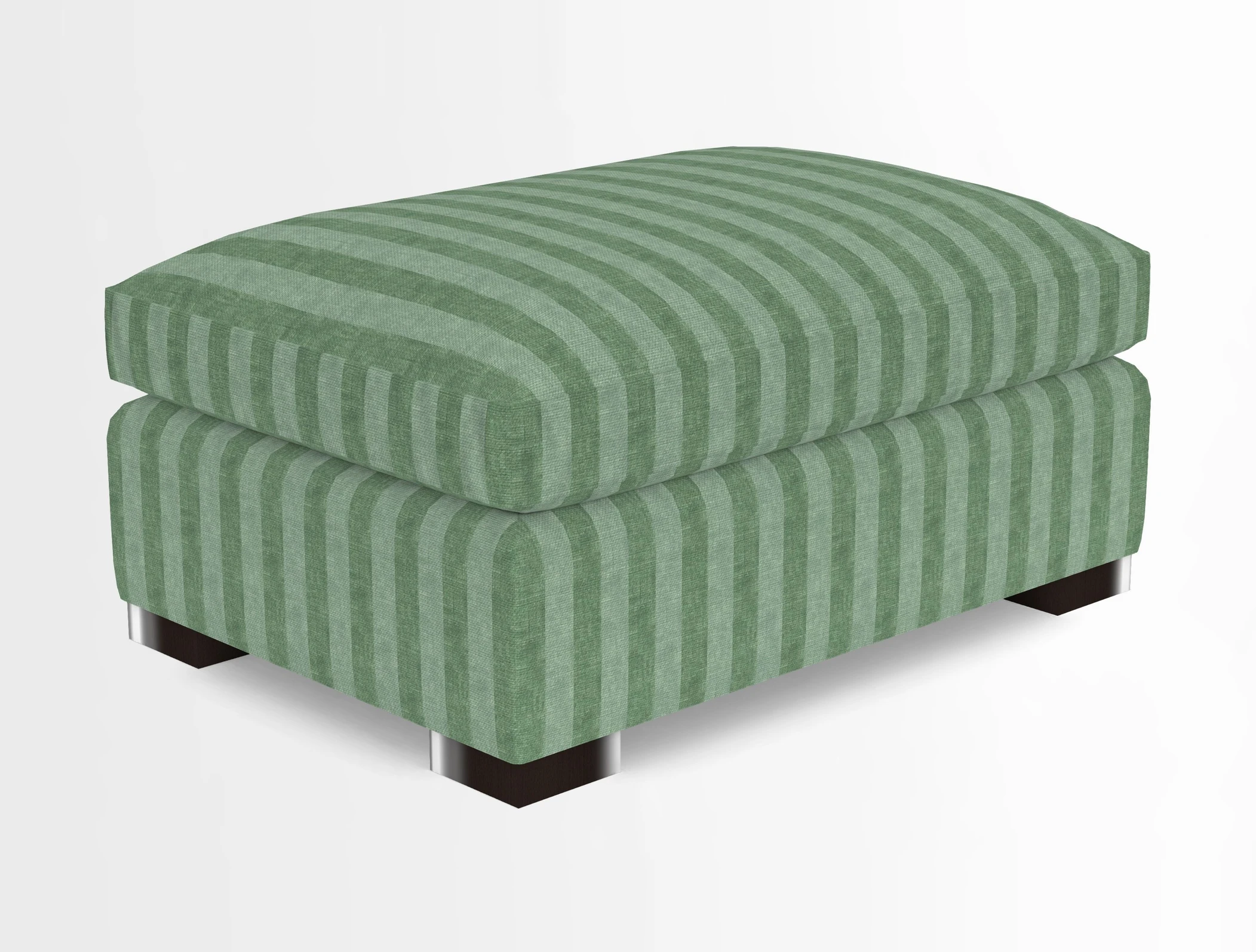 Wadenhoe Storage Footstool in Two Tone Plain Biscuit