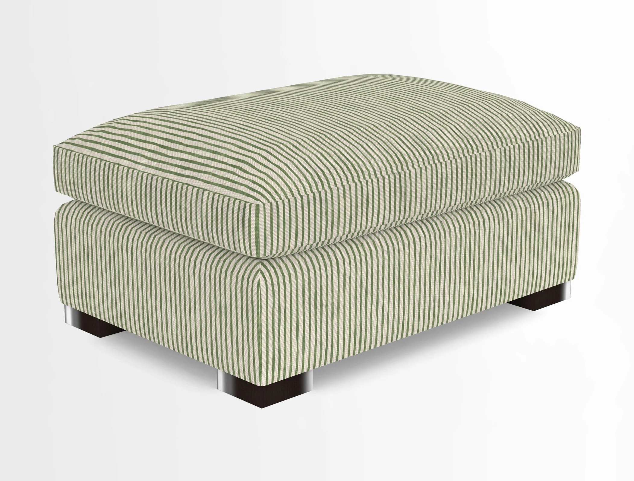 Wadenhoe Storage Footstool in Two Tone Plain Biscuit