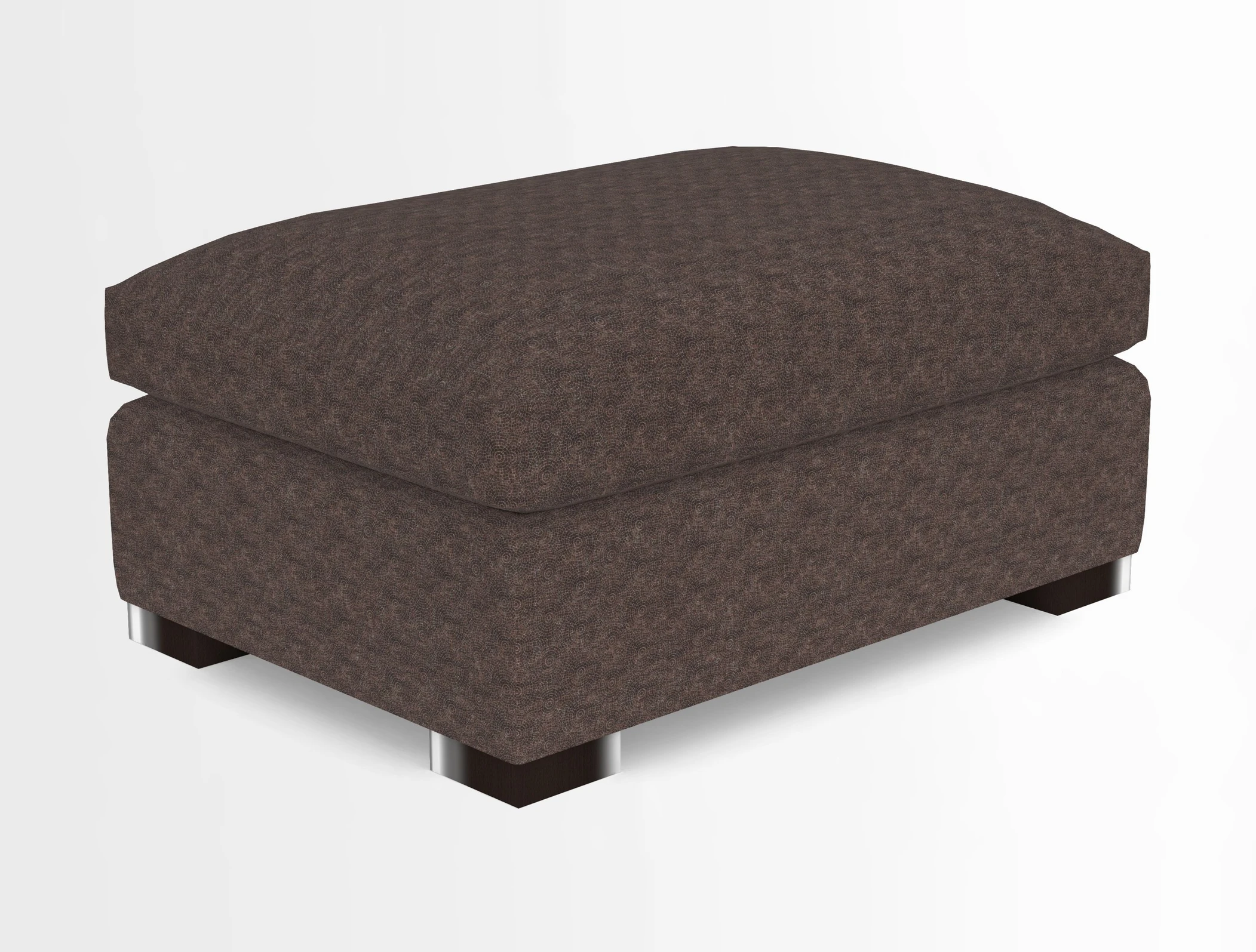 Wadenhoe Storage Footstool in Two Tone Plain Biscuit