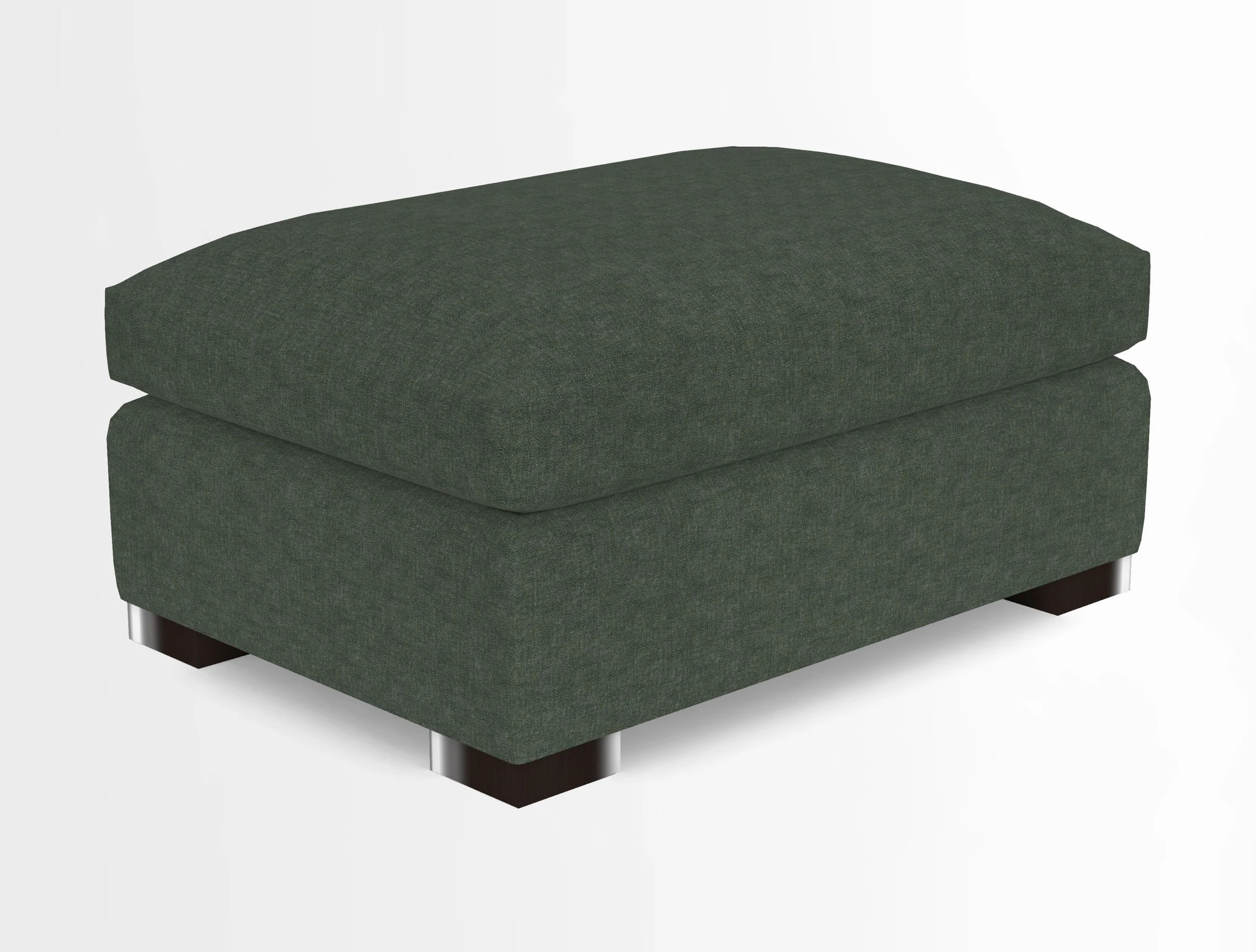 Wadenhoe Storage Footstool in Two Tone Plain Biscuit
