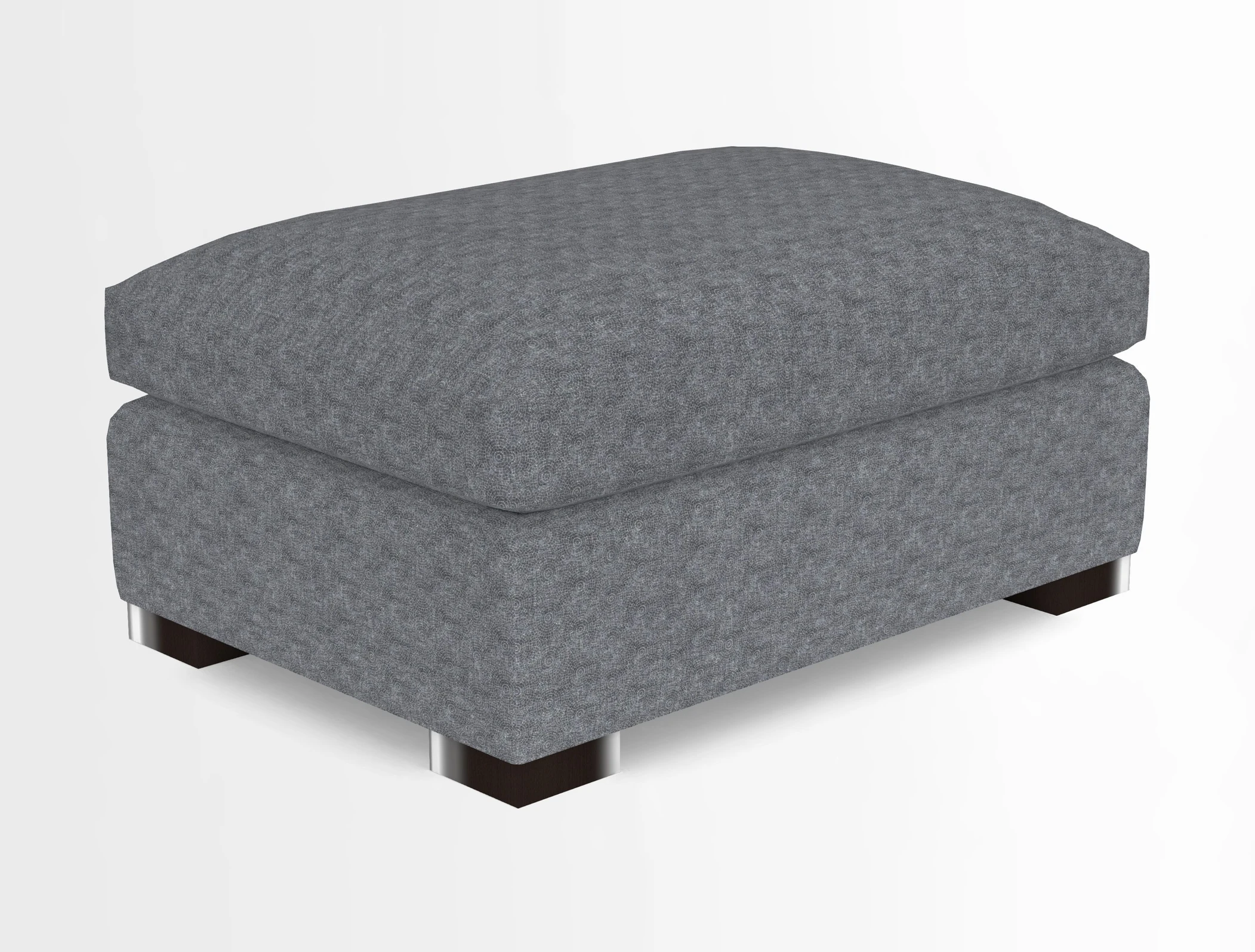 Wadenhoe Storage Footstool in Two Tone Plain Biscuit