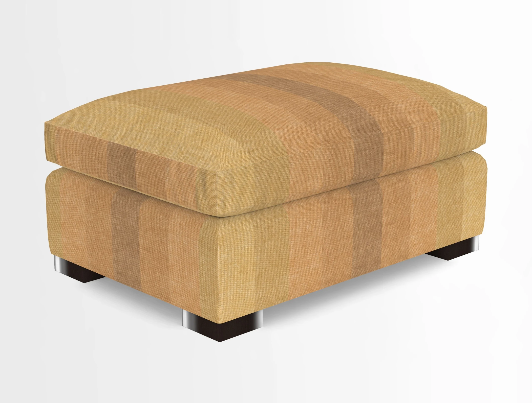 Wadenhoe Storage Footstool in Two Tone Plain Biscuit