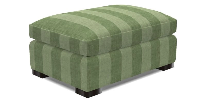 Wadenhoe Storage Footstool in Two Tone Plain Biscuit
