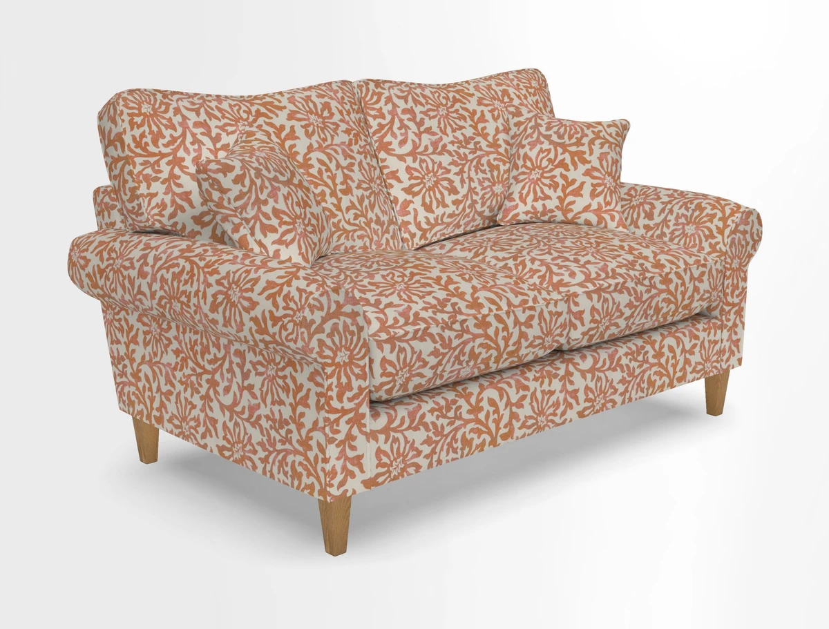 Waverley 2 Seater Sofa in House Velvet Terracotta