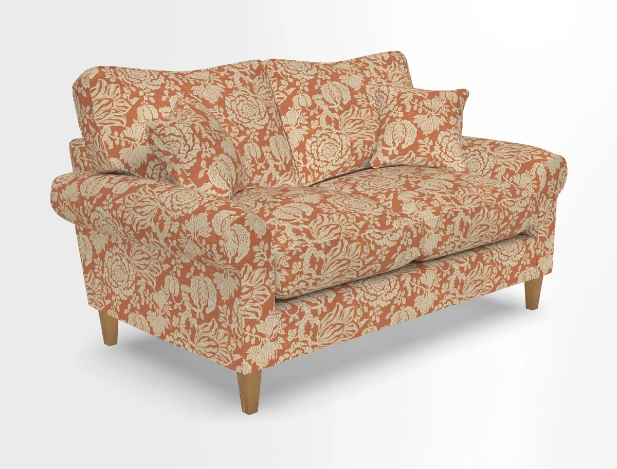 Waverley 2 Seater Sofa in House Velvet Terracotta