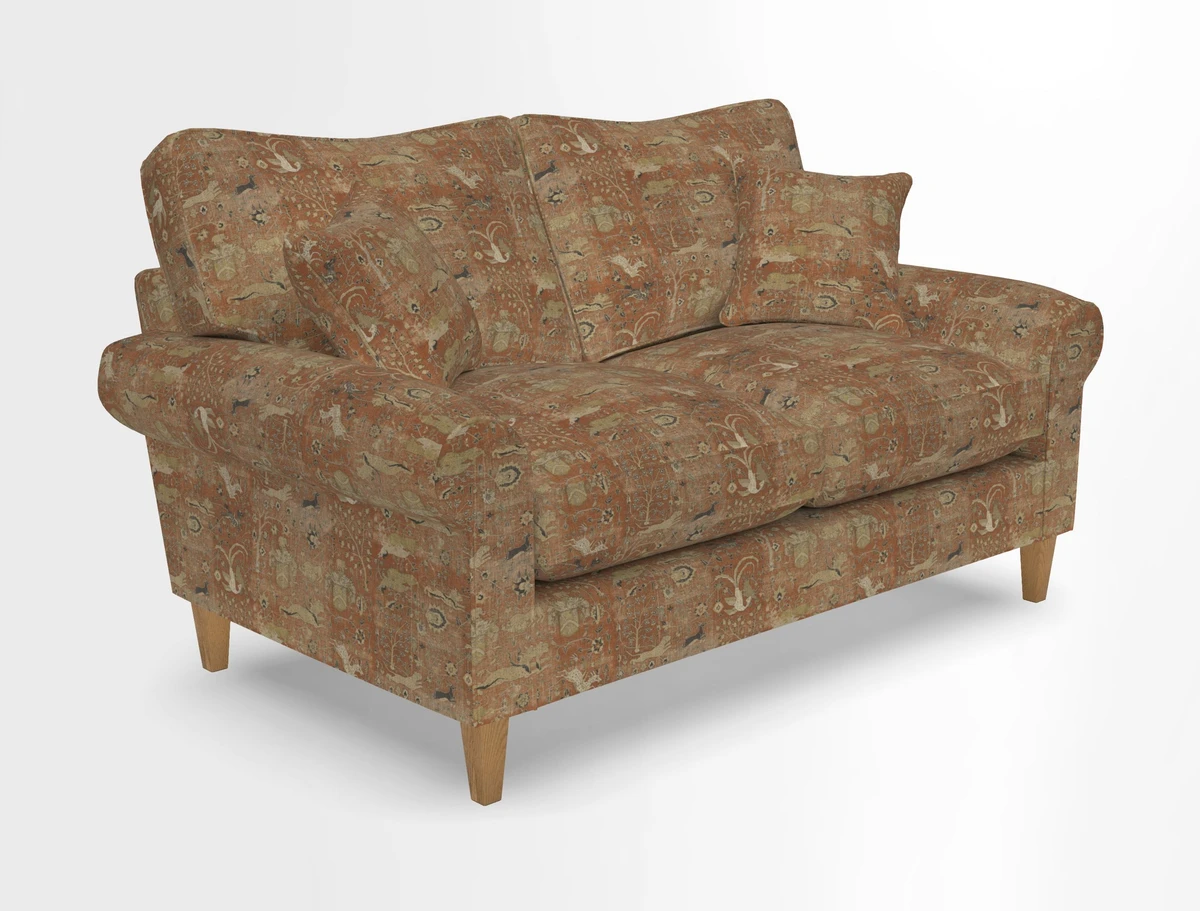 Waverley 2 Seater Sofa in House Velvet Terracotta