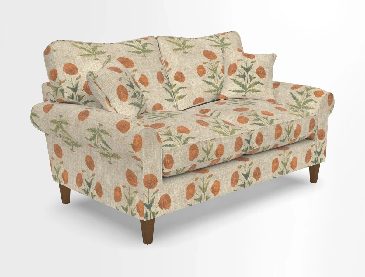 Waverley 2 Seater Sofa in House Velvet Terracotta